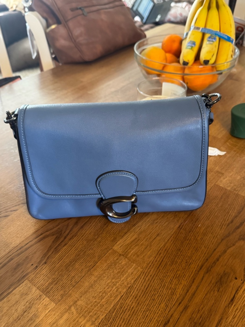 Coach Blue Leather Tabby rare color  ***beautiful******
